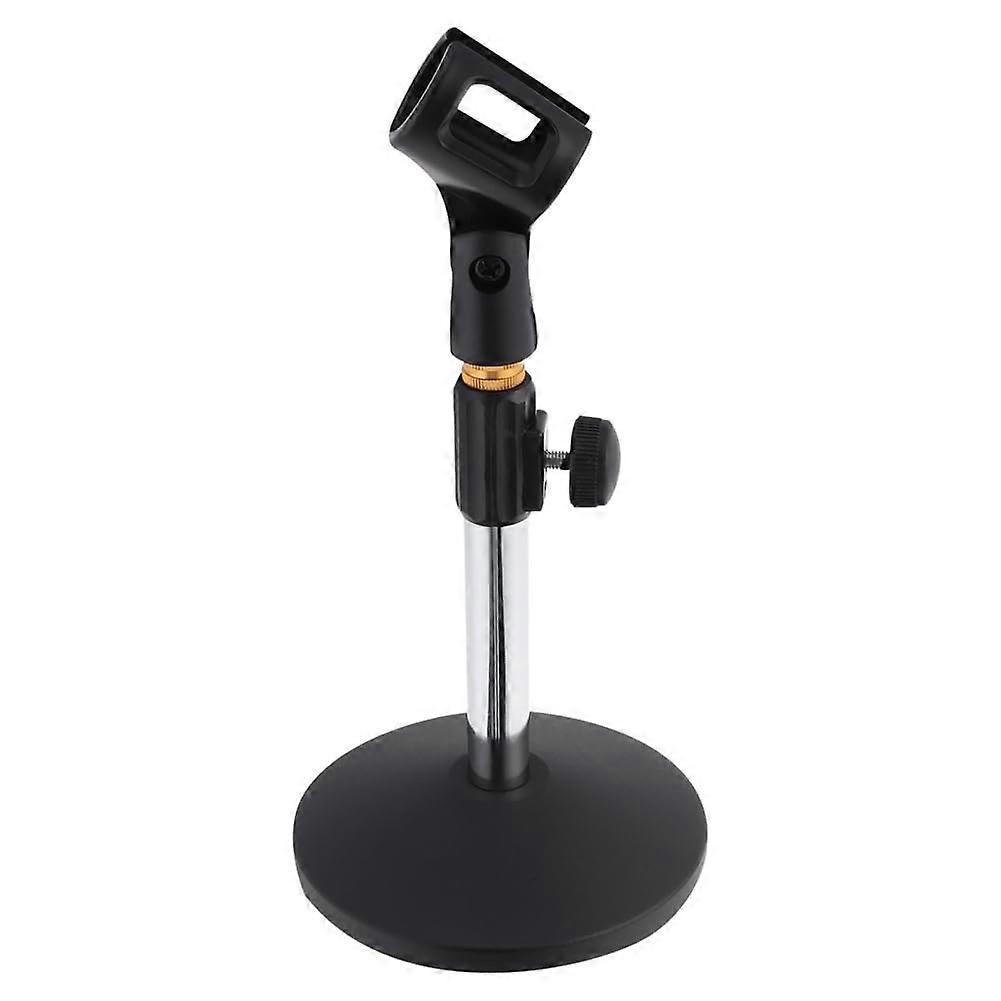 Desktop Microphone Holder for Microphone Stand with Metal Base, Desk Mount for Live Broadcast at Home, Online Conference