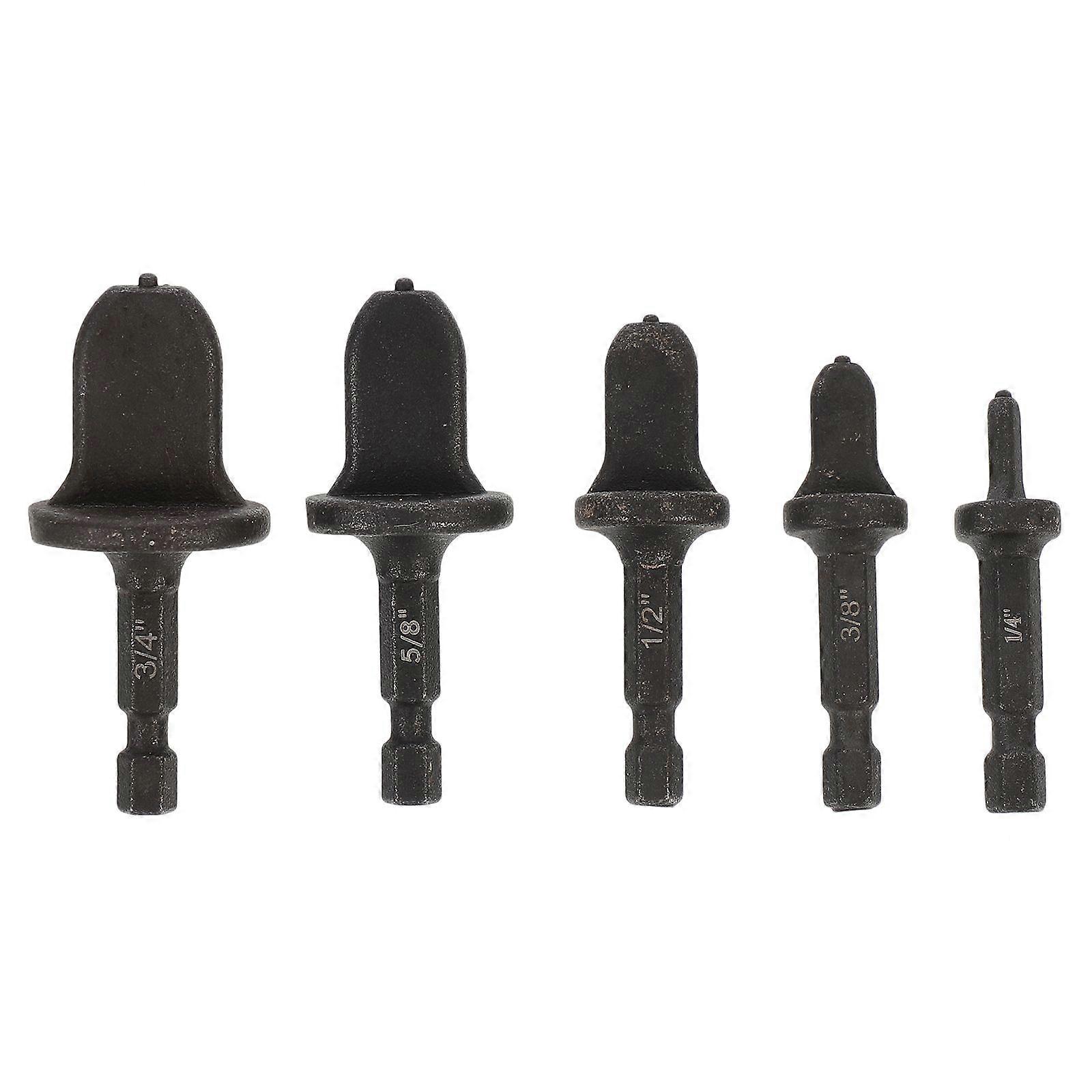 5Pcs Metal Pipe Reamers Drill Tools Tube Expanders Copper Pipe Expanding Tools