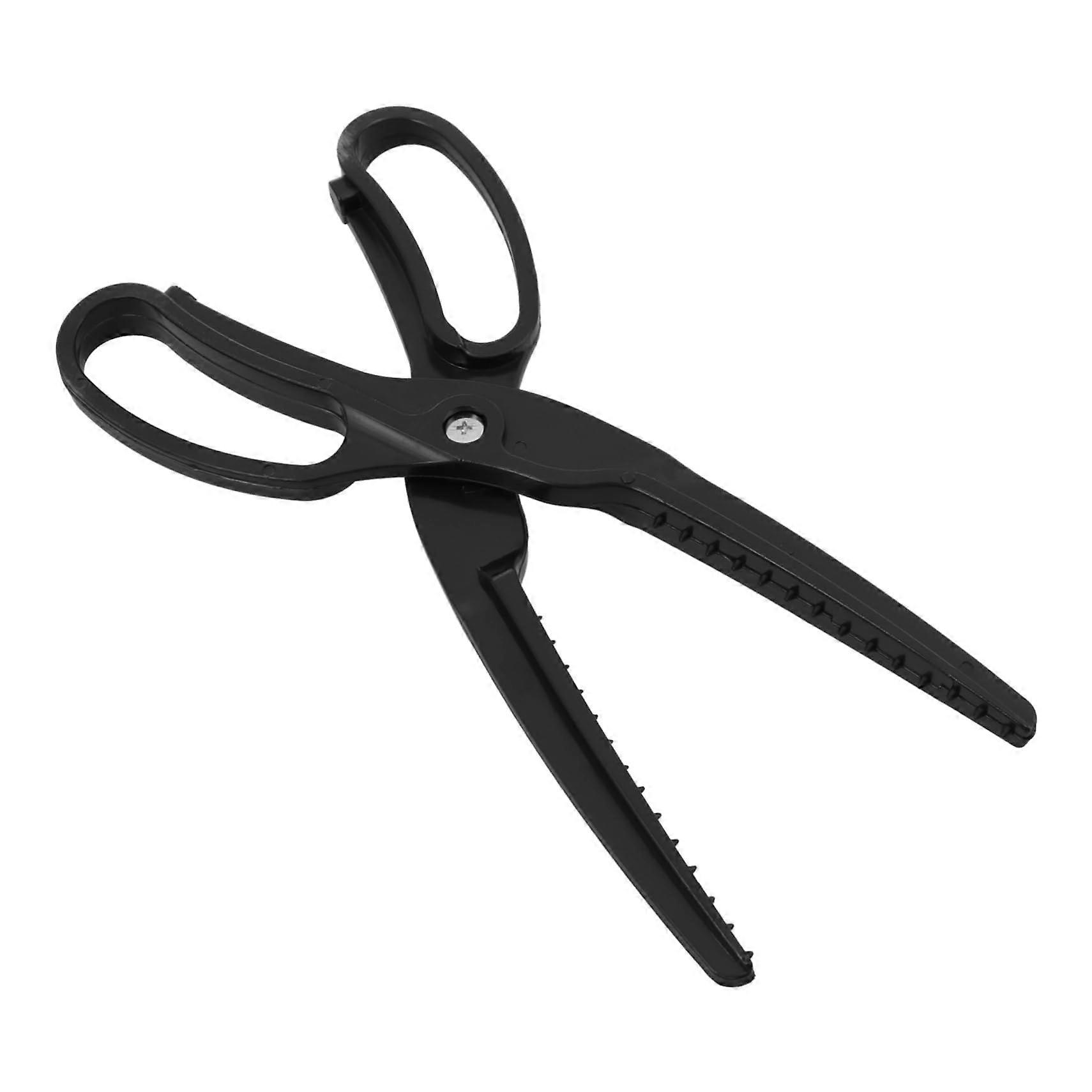 Fishing Pliers One-Piece Plastic Black Trout Gripper Handle Locking Tool Angling Gear