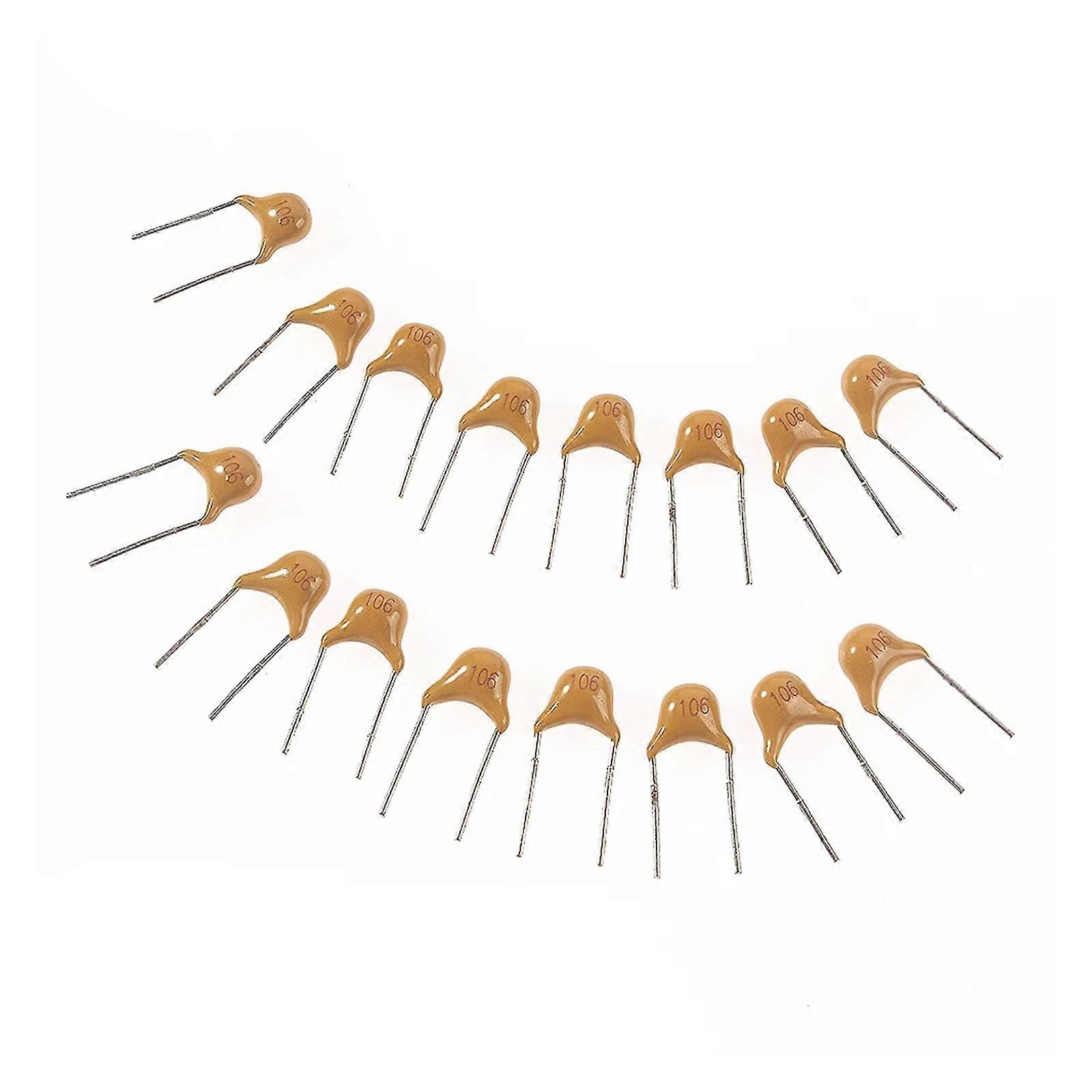 Monolithic Capacitor Set 10pF to 10uF Assortment Kit with 0.1uF 0.22uF 0.47uF 2.2uF 4.7uF Ceramic Capacitors