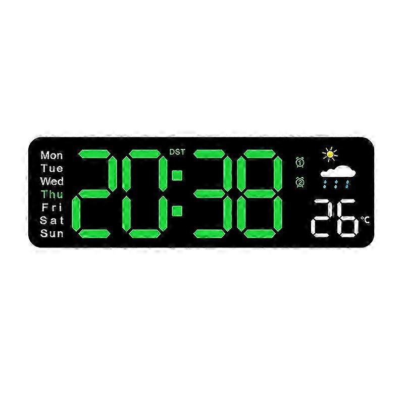 Weather Clock Temperature- Weather temperature sensor wall clock 2025