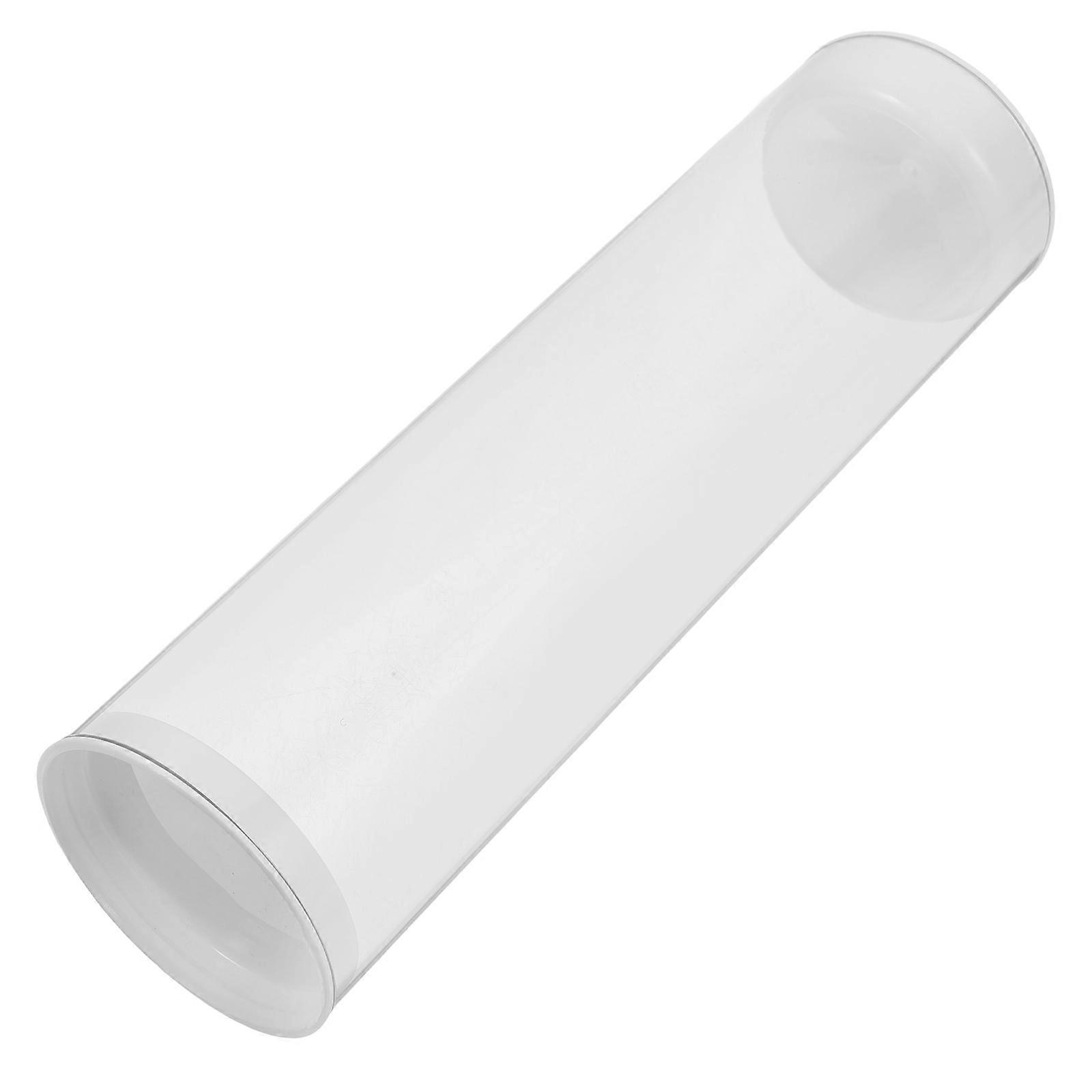 Lightweight Transparent Badminton Tube – Durable Plastic Shuttlecock Storage Container with Clear Design for Portable Use, Practice & Group Play