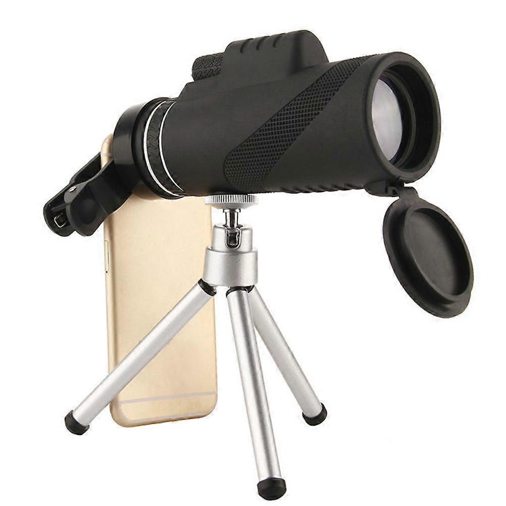 Portable HD Monocular Telescope with Tripod & Phone Holder for Bird Watching, Concerts, and Outdoor Activities – High Transparency Magnification