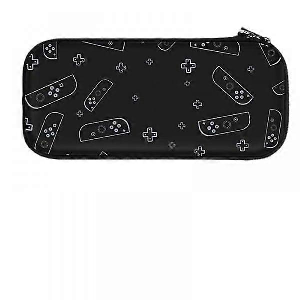 Game machine storage bag with handle pattern - Black