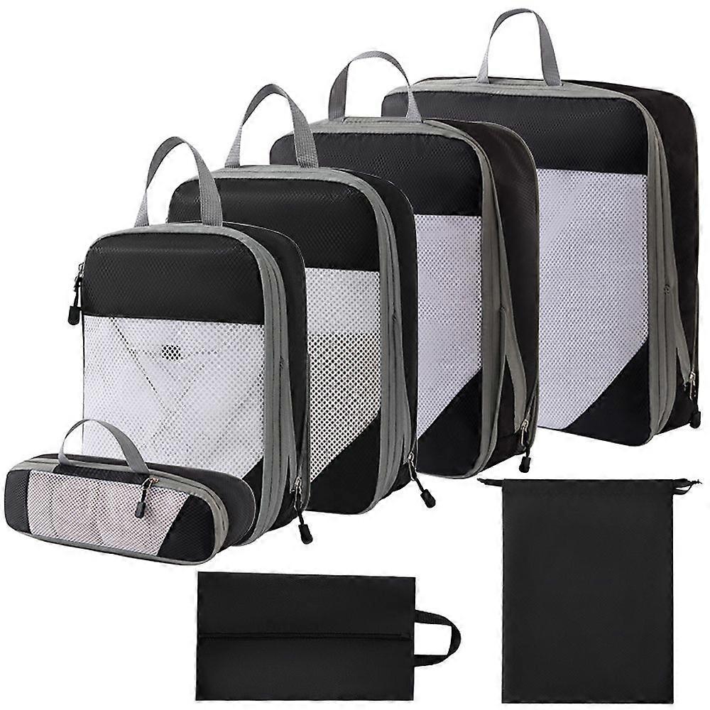 1 Set Compression Packing Cubes Compressible Travel Packing Organizer for Carry on Suitcase