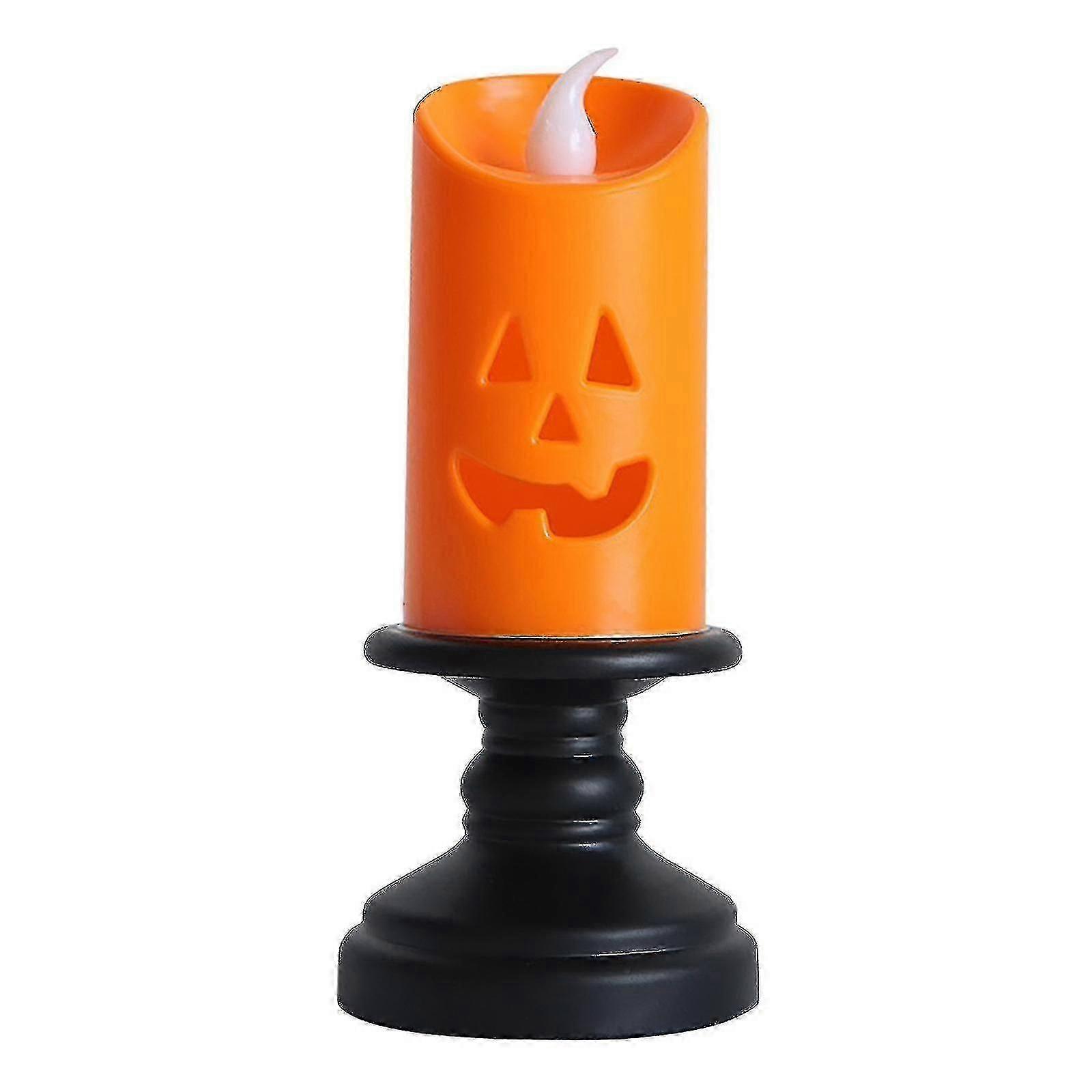 Flameless Pumpkin Candles