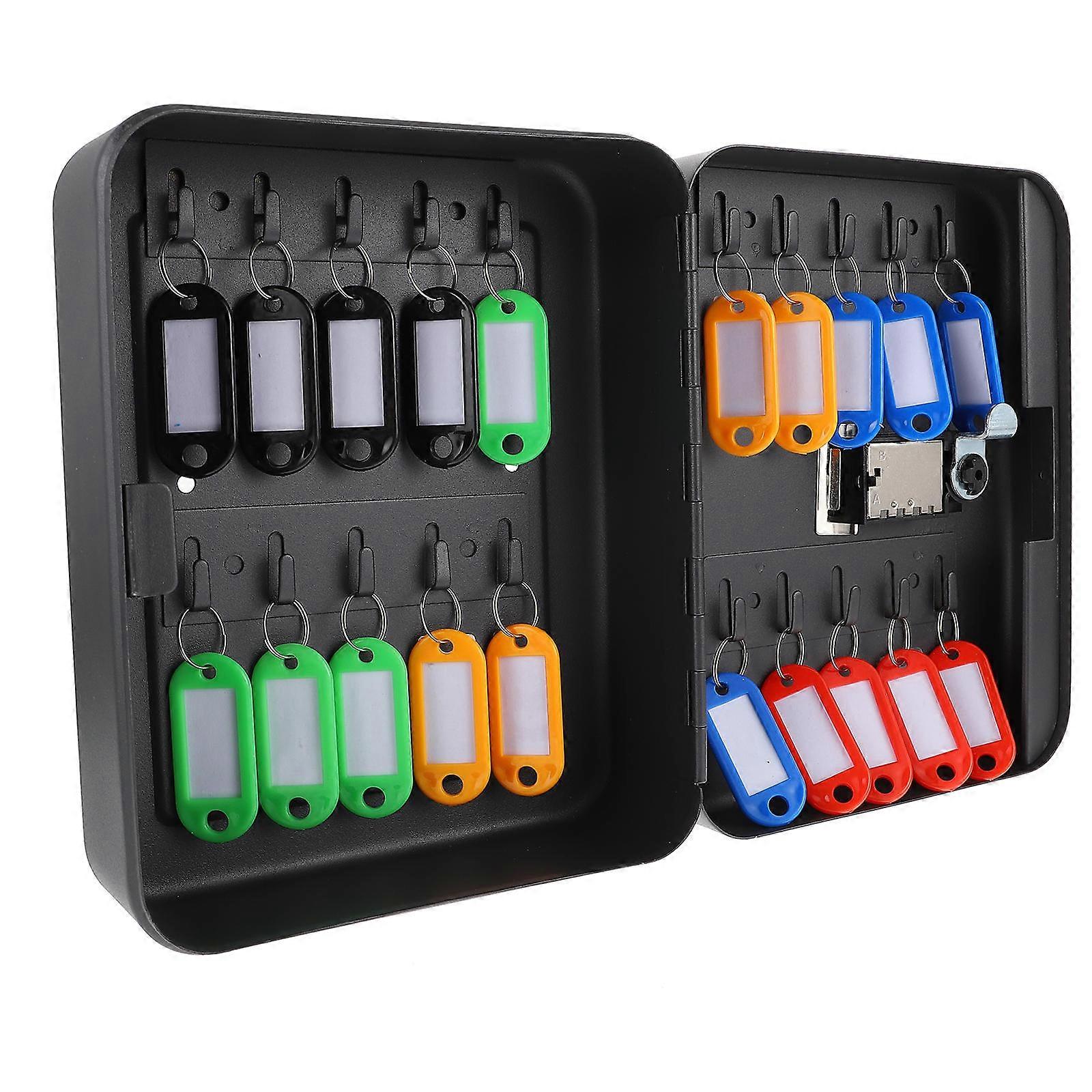 Key Management Box For Professionals With 20 Slots Code Lock Functionality Material 1 Set
