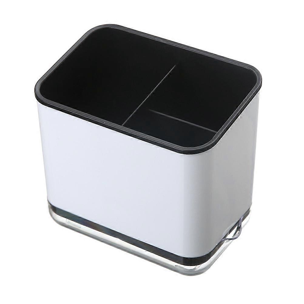 Plastic Chopstick Storage Box 1Pack Black Square Easy To Clean 15X10Cm