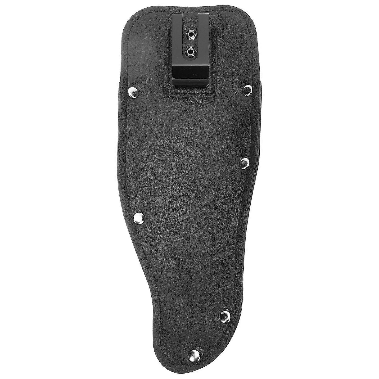 Durable PU Pruner Case for Storage Black Fits Various Gardening Scissors 7 inch
