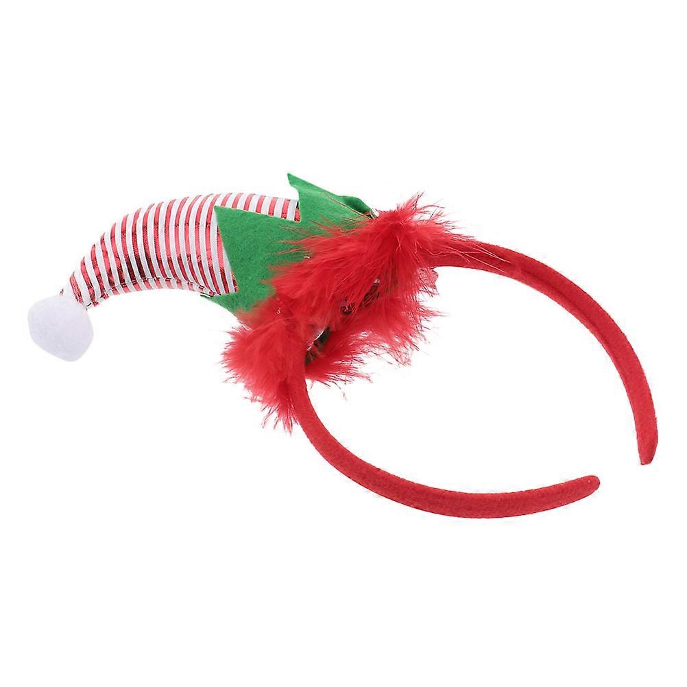 Mikulás kalap fejpánt karácsonyi fuzzy fejpánt cosplay 3 szett