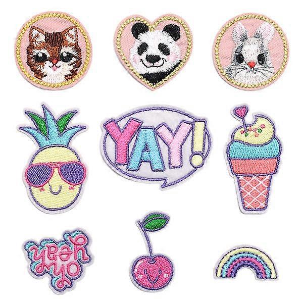 9 computer embroidery chapter color dessert fruit series cute emb