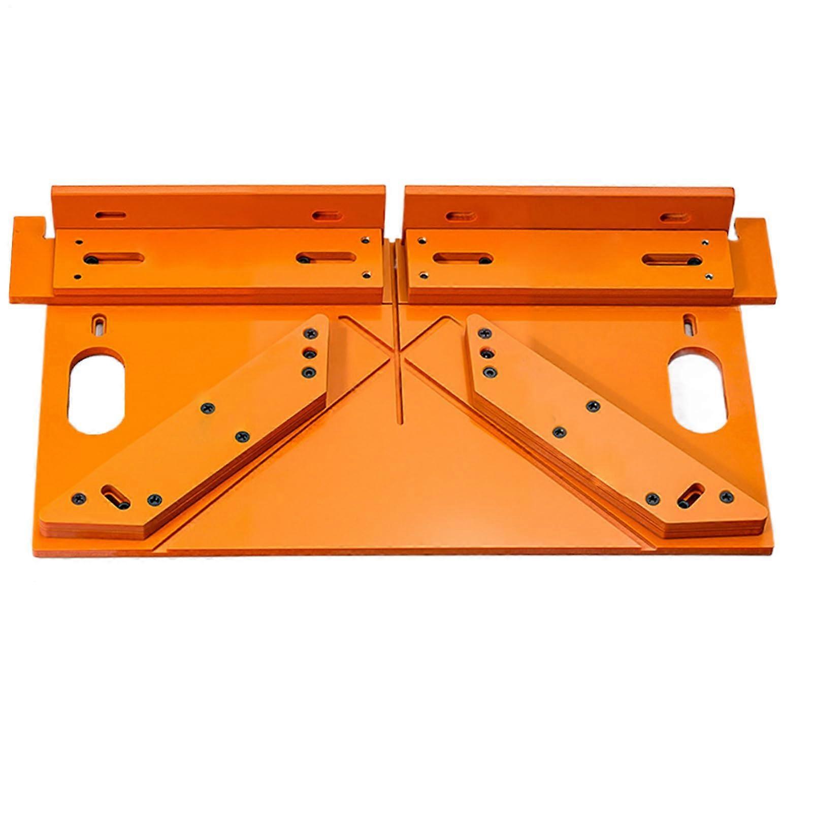 Cutting guide for window frame trim, 45/90degree angle aid, woodworking, safe tool
