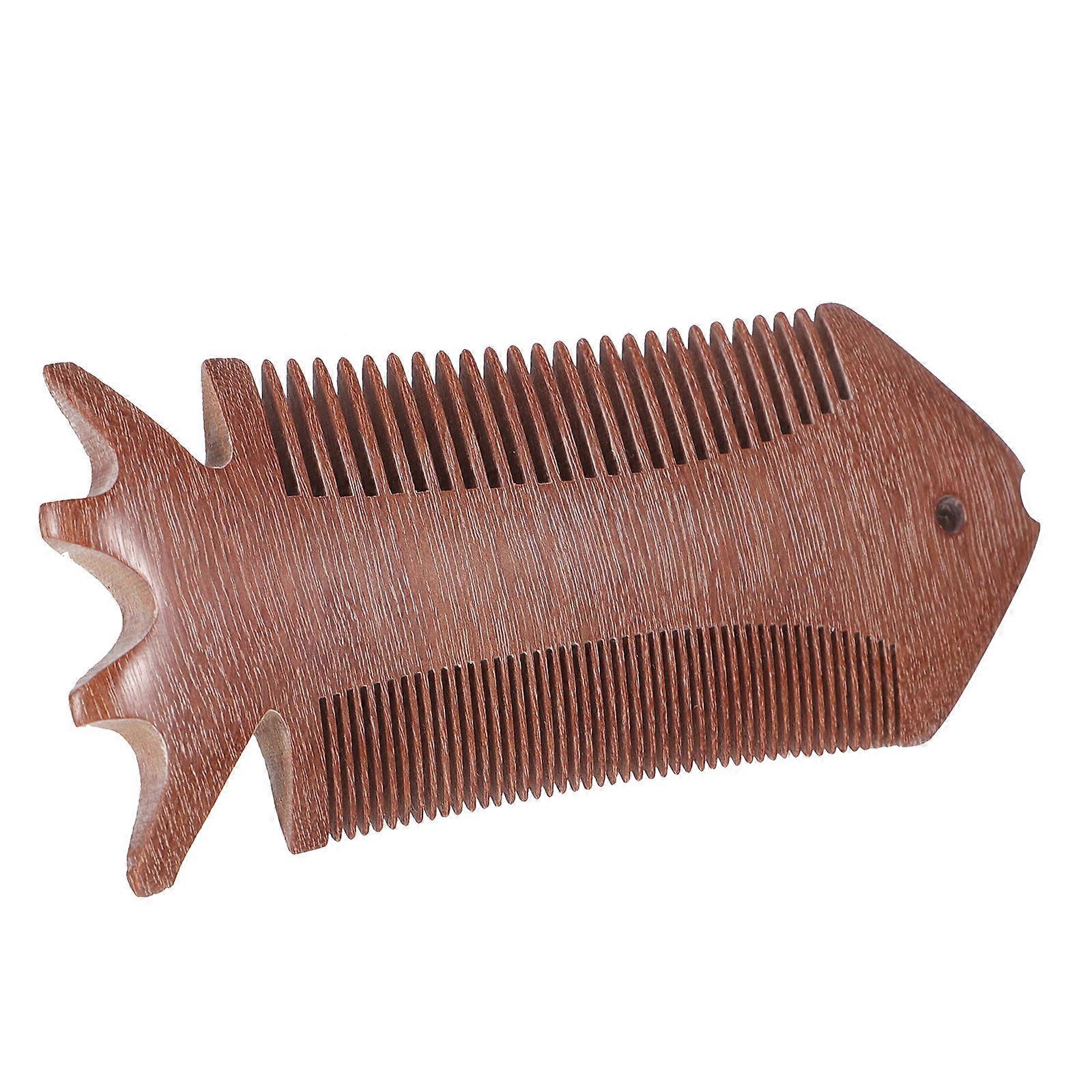 Here's a refined and professional product description based on the title you provided:

 

**Fish Shape Sandalwood Scalp Massage Comb – Lightweight &