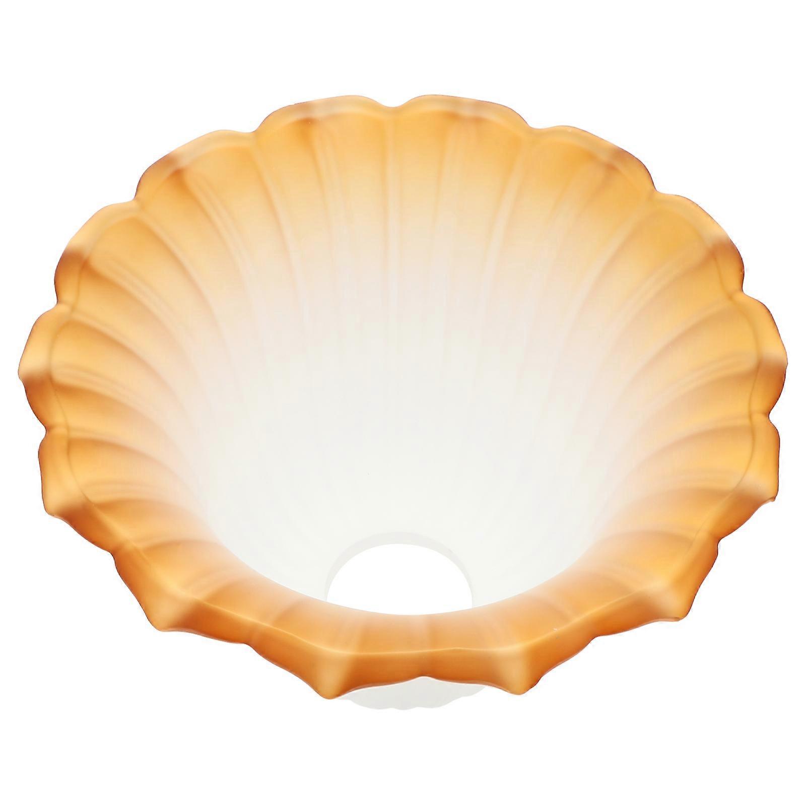 Clear Glass Lamp Shade Creative Light Cover For Home Decoration 18X18X11.5CM Diffuse Lighting 1Pack