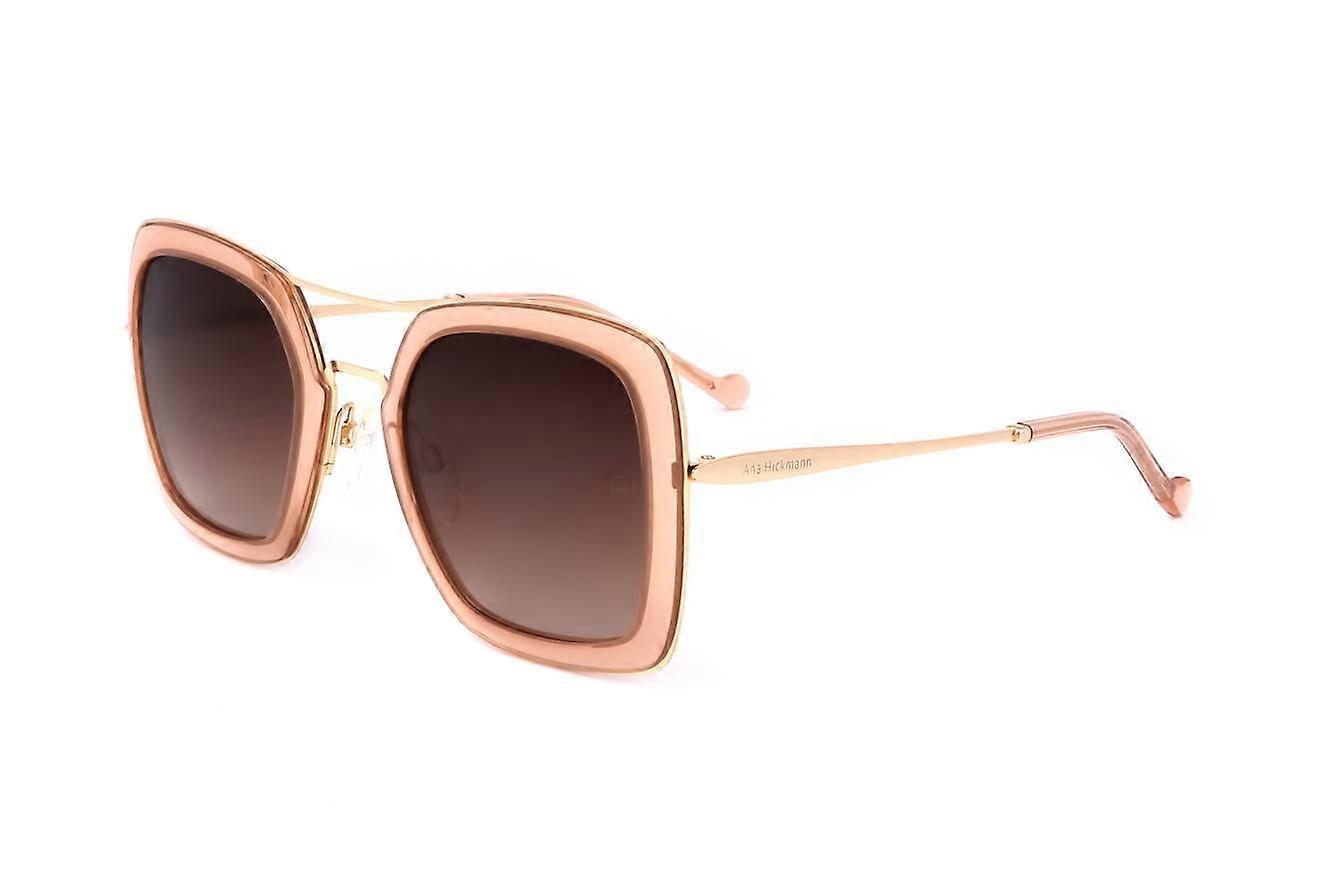 Sunglasses Ana Hickmann AH3199 T01 ROSE TRANSPARENT/GOLD 51/24/145 WOMAN