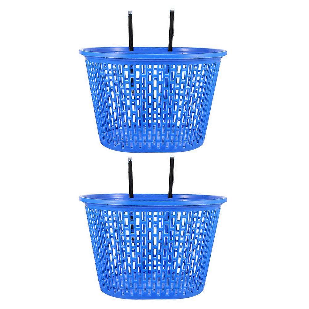 Durable Rectangular Bicycle Baskets For Outdoor Cycling Large Capacity 24X31CM 2Pcs