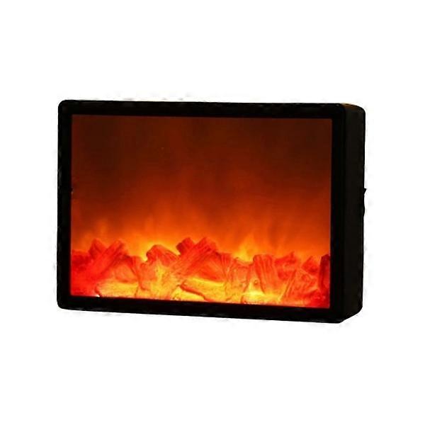 Dekorativ pejslampe Realistisk flamme Langtidsholdbar LED Simulering Belysning Pejs Indretning til Home-WELLNGS