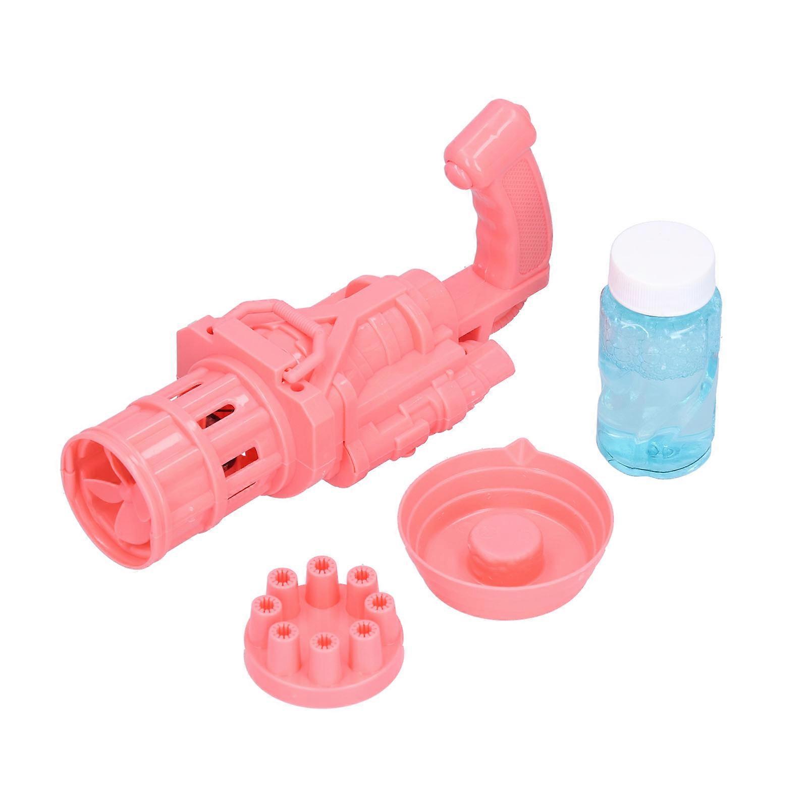 Automatic Bubble Machine Toy Bubble Maker Machine Toy Children Kids Toddler GiftPink