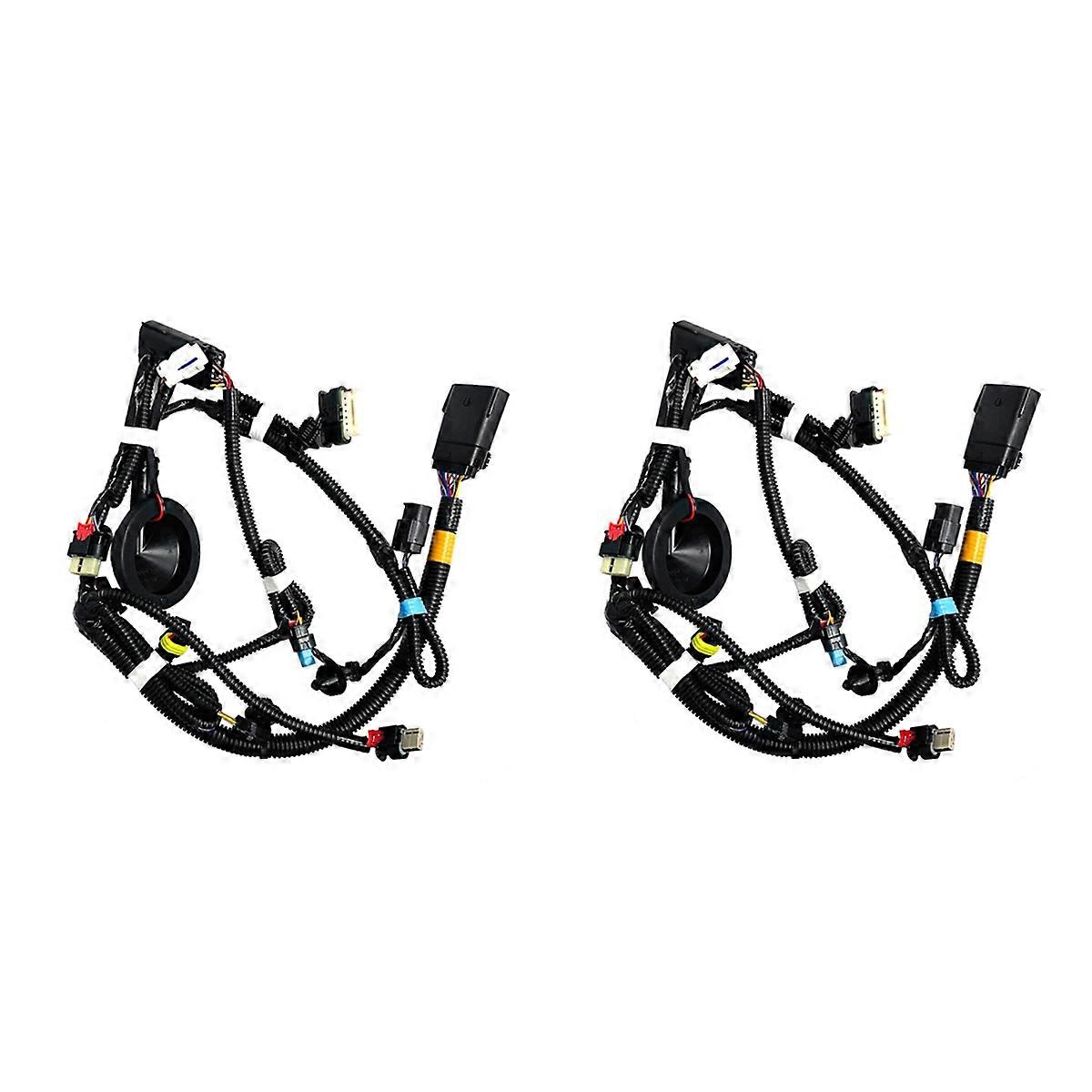 2X Water Tank Radiator Panel Harness Wiring 2489050-00-A for Model Y 2021-2023 Gantry Frame ACC Harn