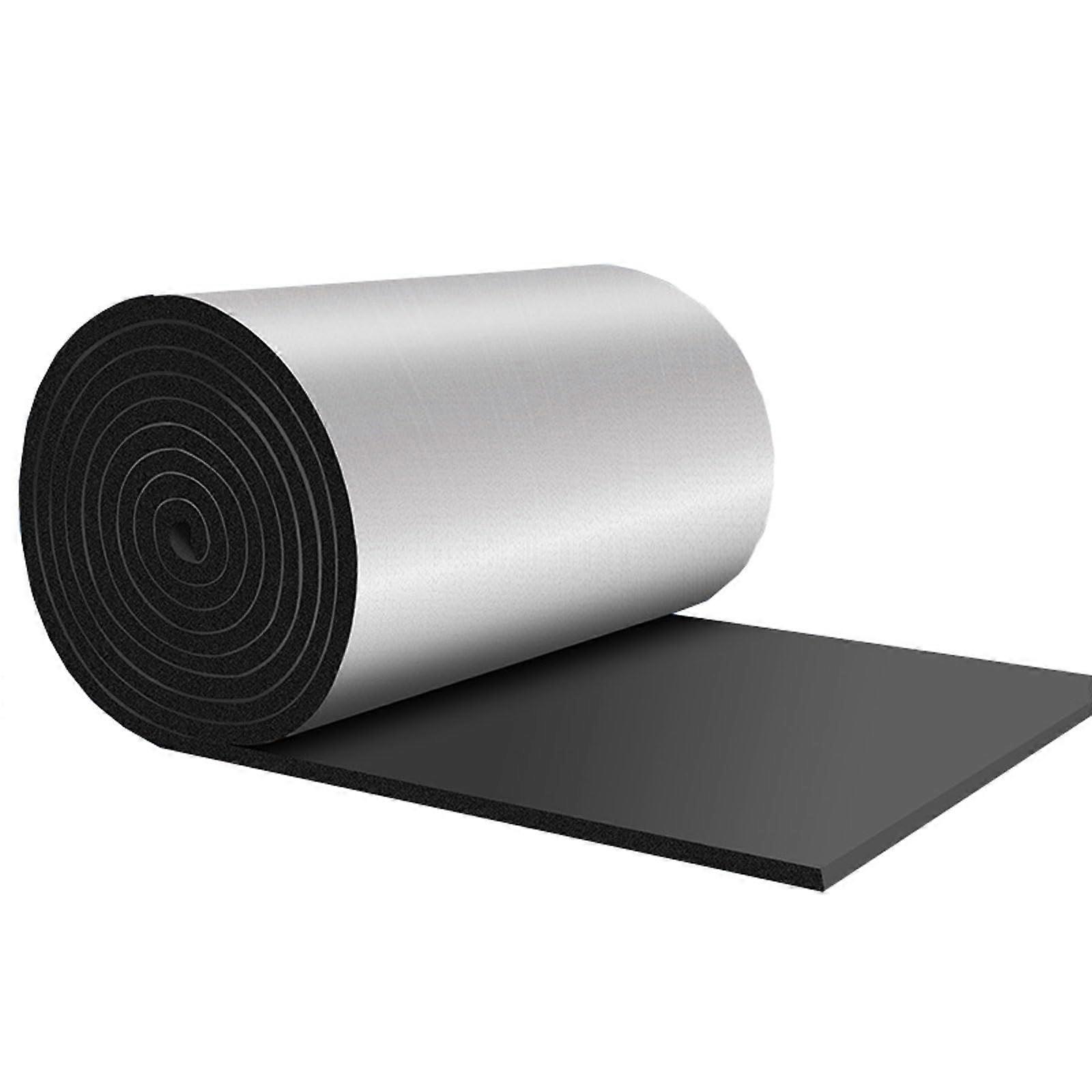 Self-Adhesive Insulation Mats 5mm Thick Rubber for Radiators, Heating Film, Fireproof Soundproof 1m x 2m