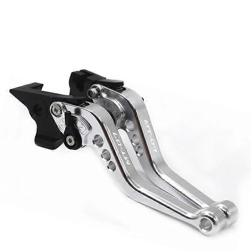 Short Lever Adjustable CNC Brake Clutch Lever for YAMAHA MT07 FZ07 MT09 FZ09 MT 07 09 2014 2015 2016 2017 2018 2019 Motorcycle ASilver