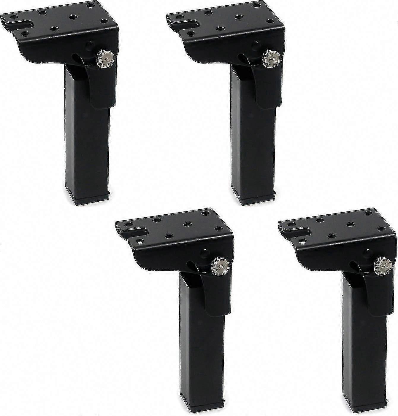 4PCS Foldable Table Legs 300mm Height Iron Locking Hinge 90 Degree Adjustable Desk Legs