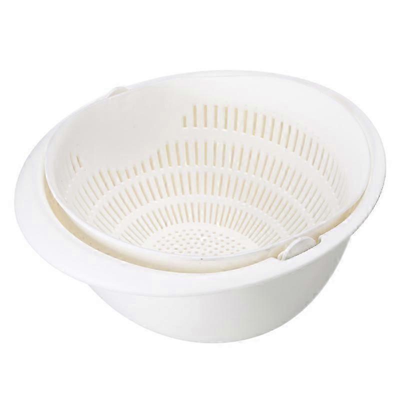 ZK-Fruit and Vegetable Washing Double Basket Kitchen Drain Basket