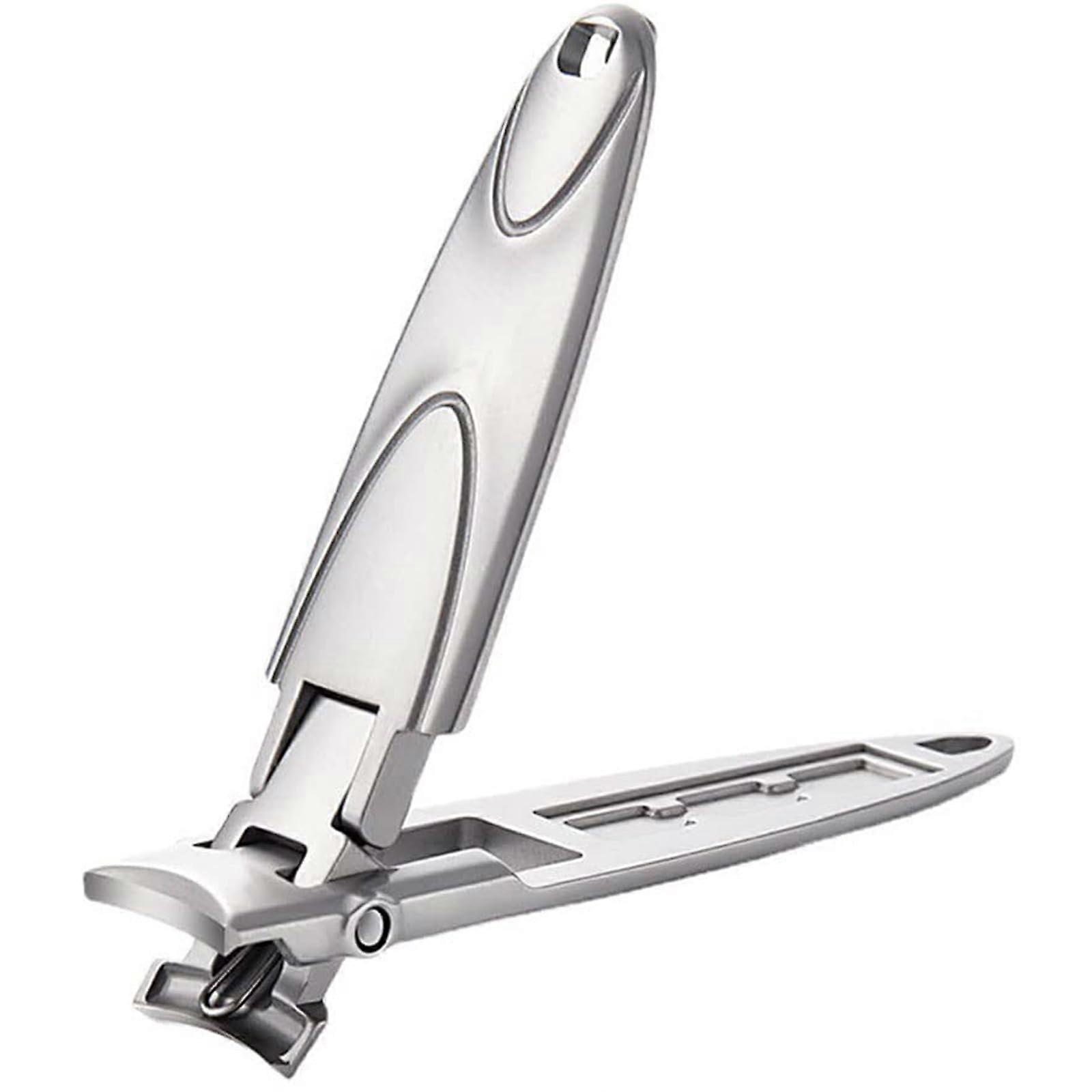 Professional Stainless Steel Nail Clippers Set with Extra Wide Opening and Ergonomic Grip for Thick Ingrown Toenails