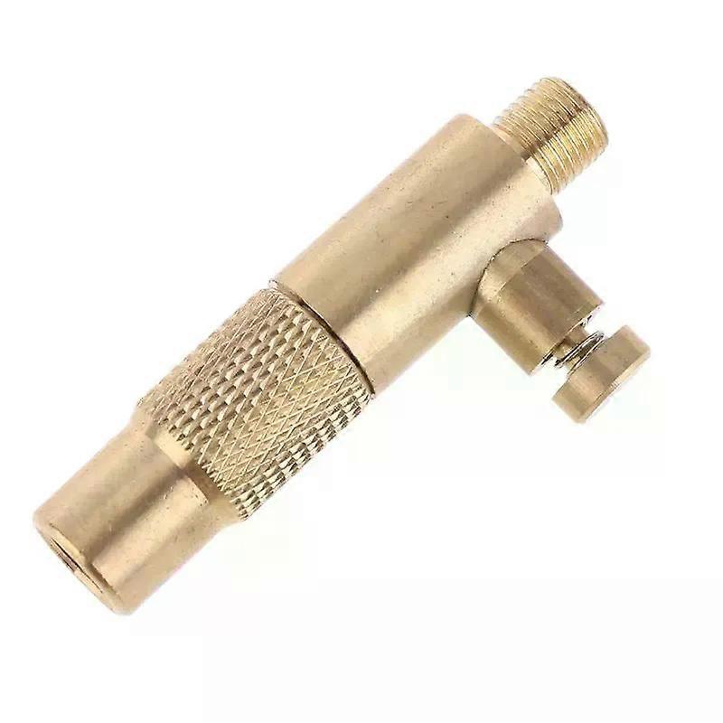 Brass Car Tire Inflator Standard Thin Thread Vehicle Air Compressor Pump Connector With Deflation Function