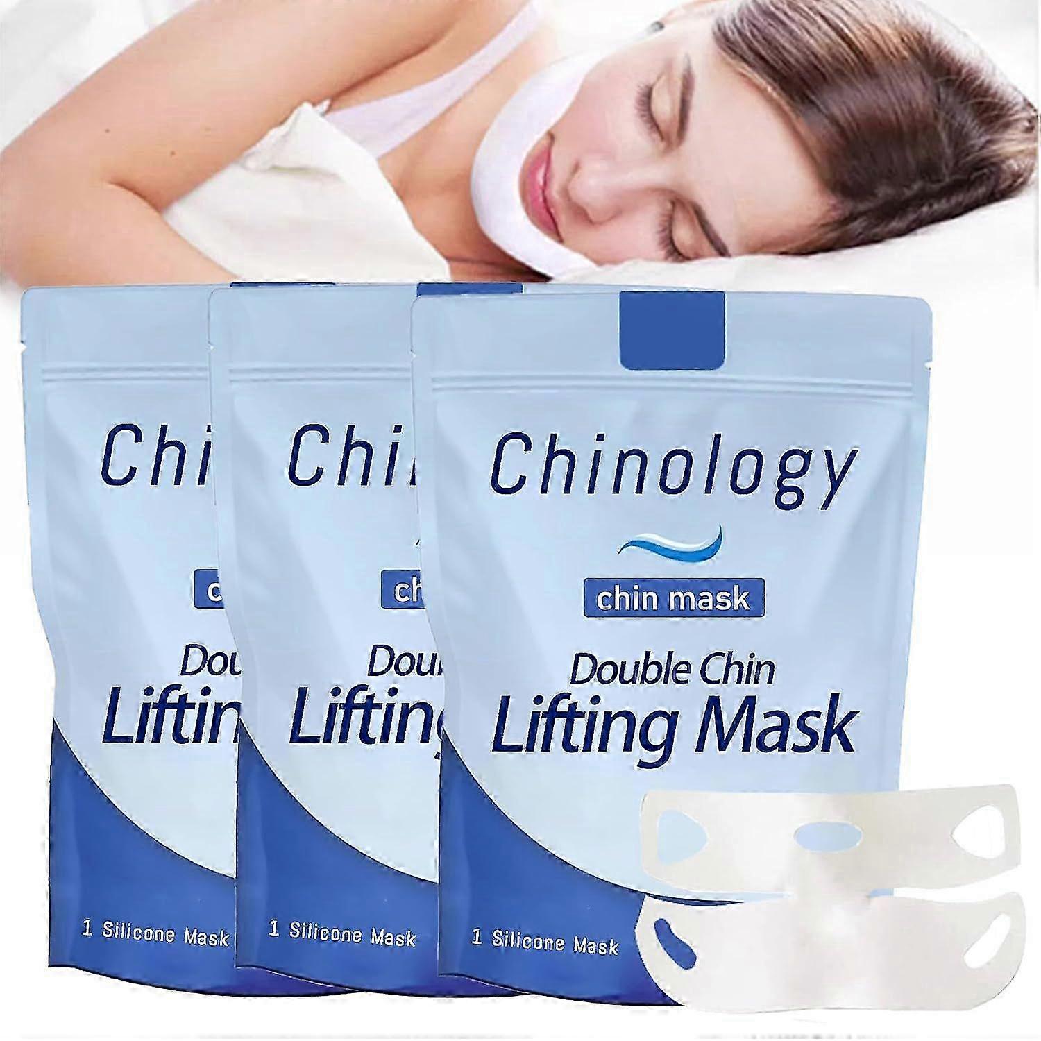 Chinology Double Chin Lifting Mask, Chinology Double Chin Mask, V Line Lifting Double Chin Mask, Chinology Face & Neck Jawline Firming Mask