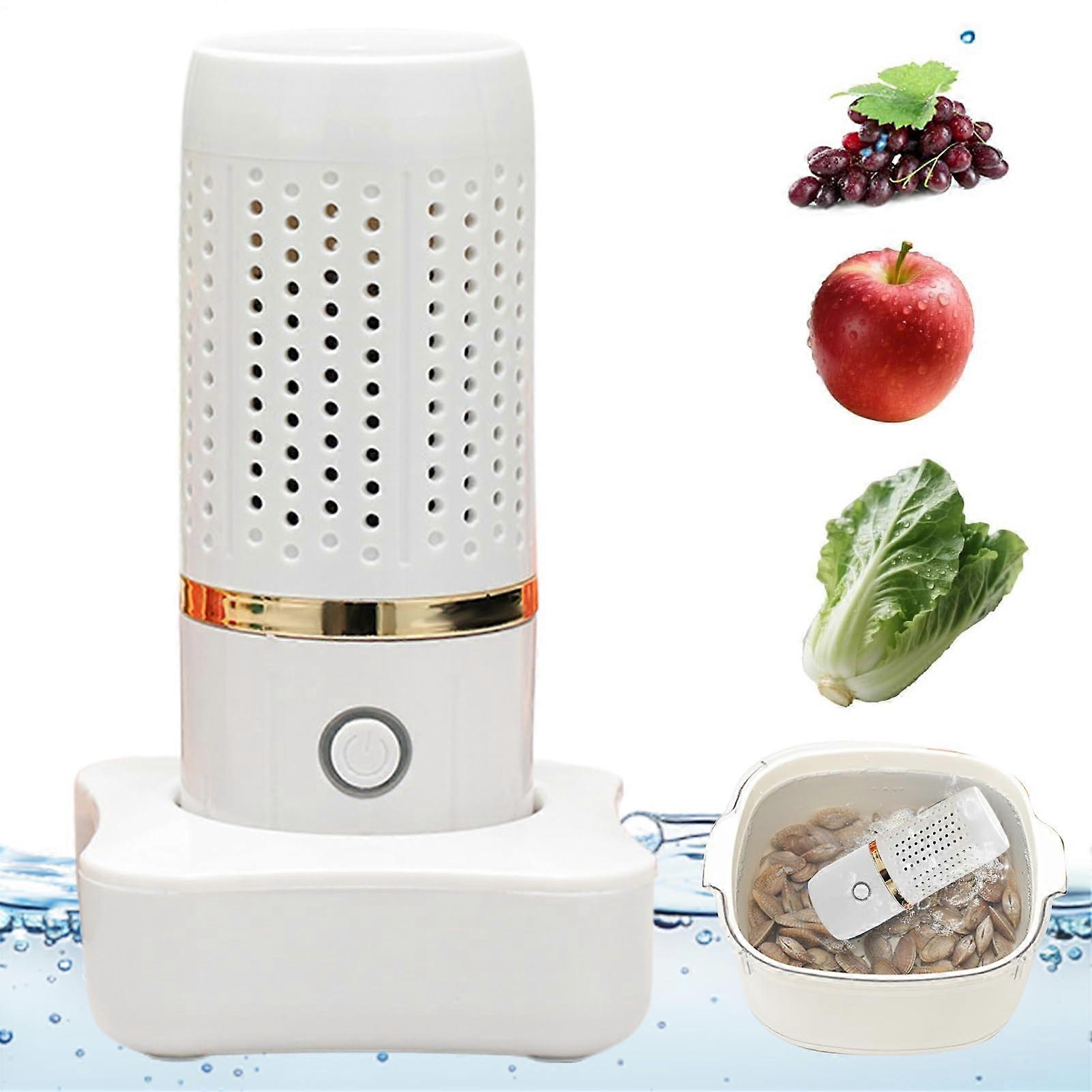 Wireless Fruit and Vegetable Cleaner with OH-Ion Technology, USB Rechargeable