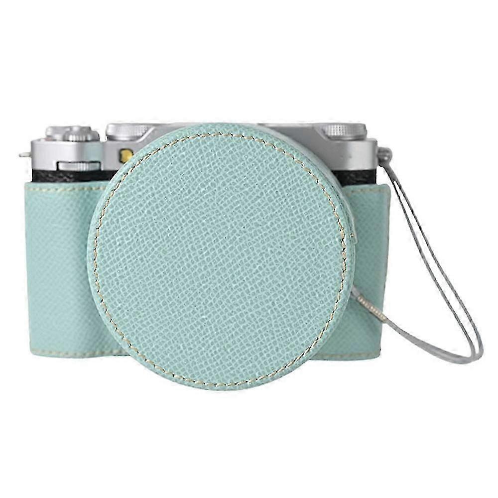 For Fujifilm X-M5 Camera Case PU Leather Protective Cover with Lens Cap