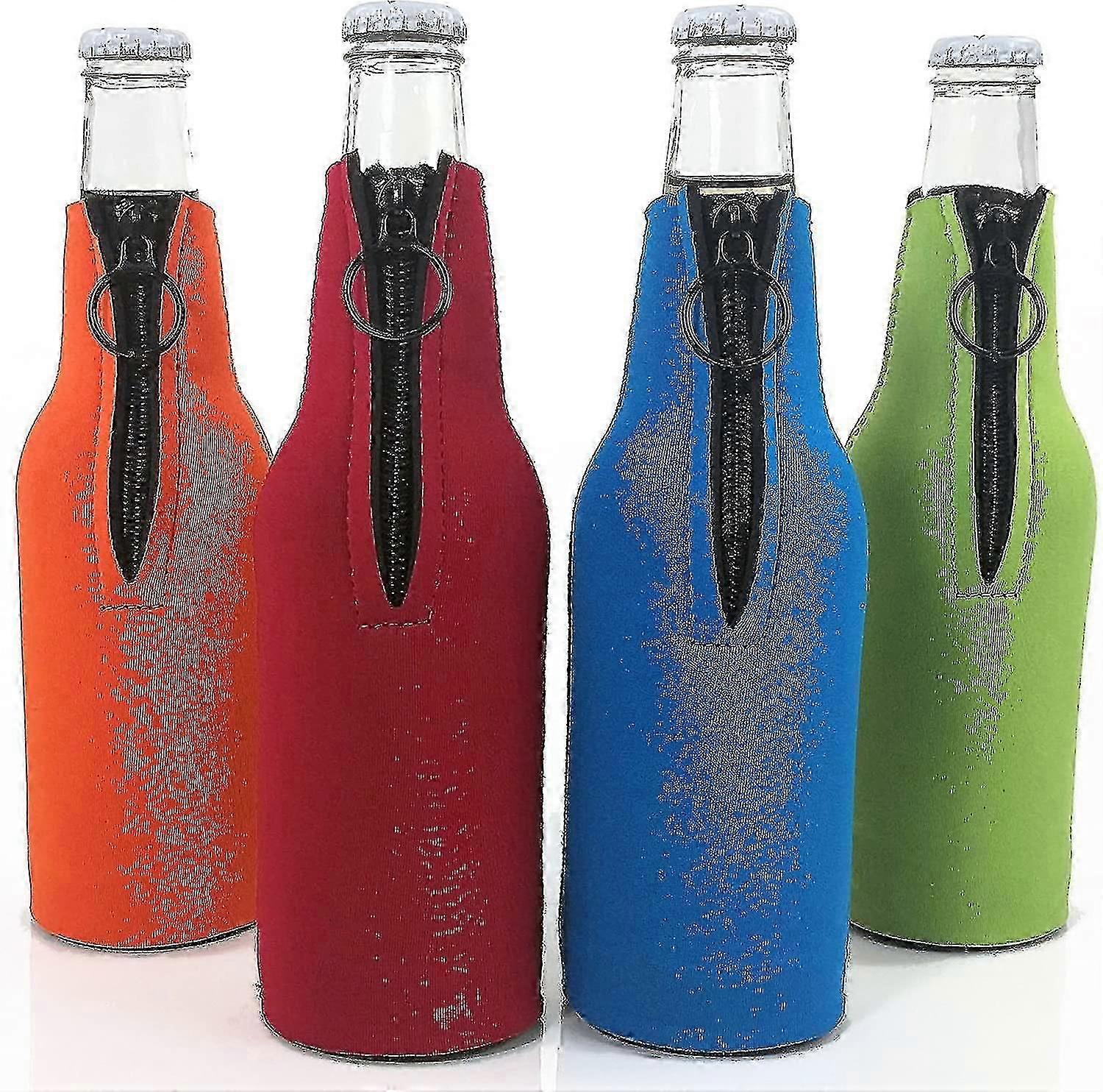Foldable Round Bottom Bottle Protector Bag Beer Bottle Liner Cooling Bag - 4 Pieces Lh-1