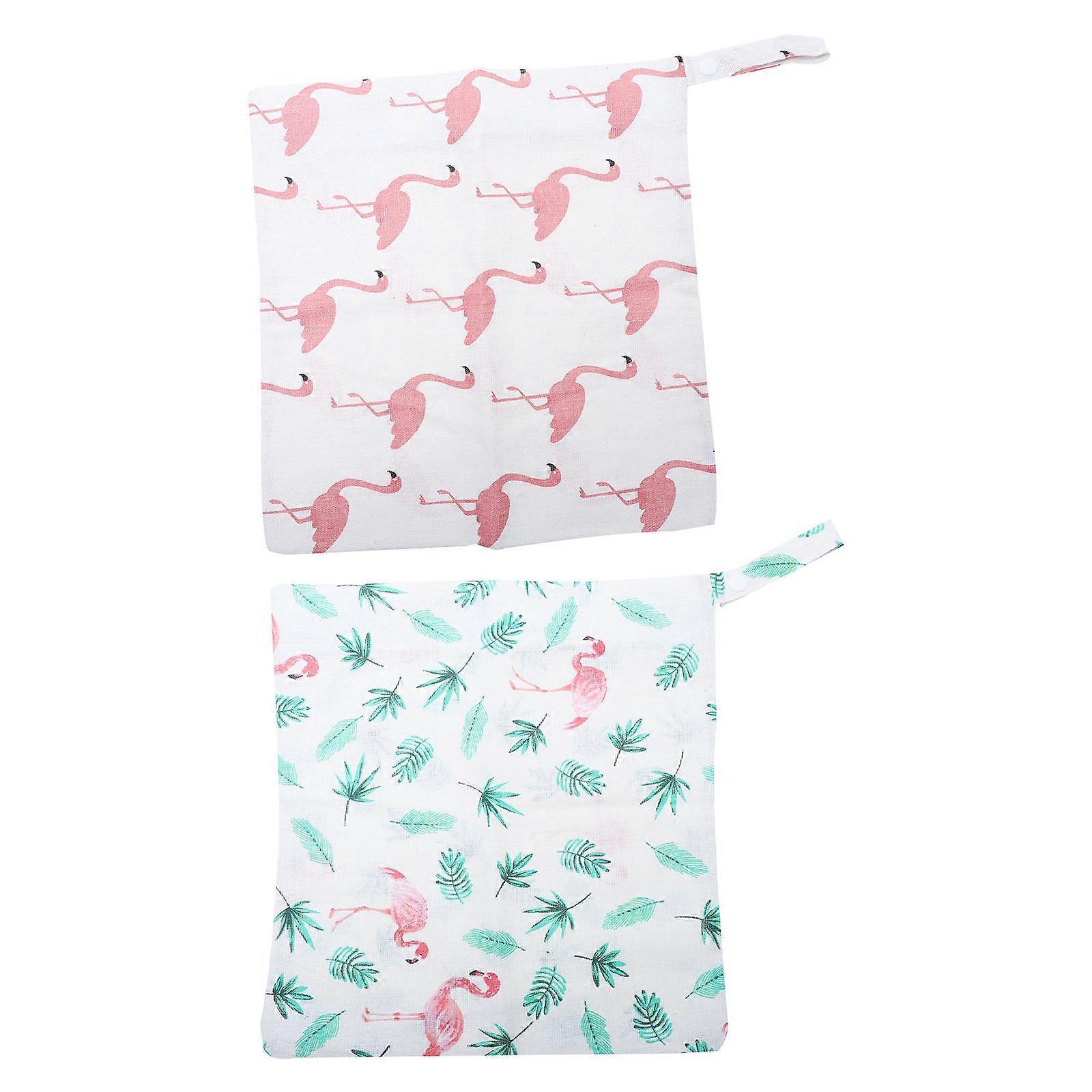 Assorted Color Storage Bag For Baby Clothes And Diapers Ideal For Traveling 2Pcs