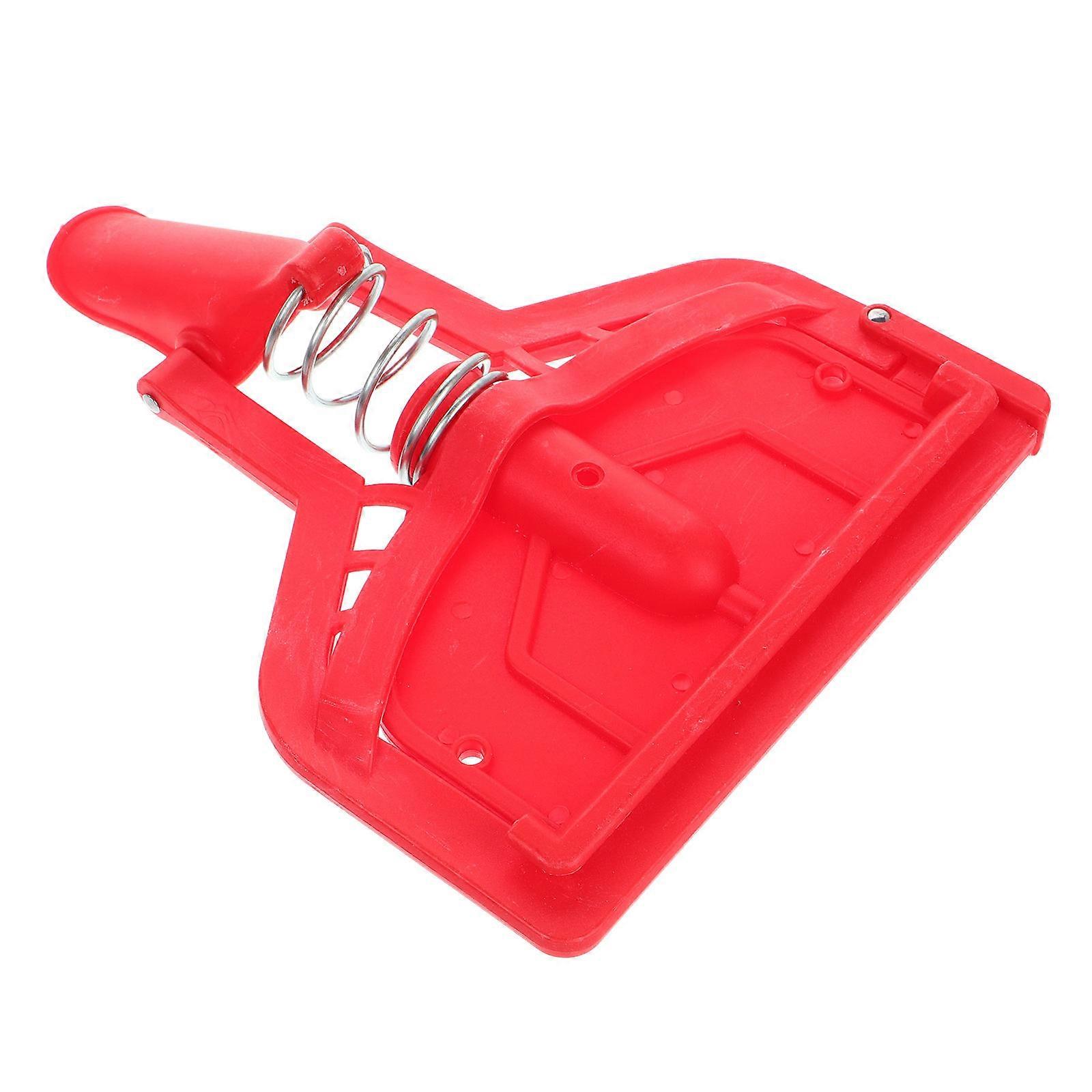 Red Detachable Mop Head For Easy Replacement Hold Designed For Commercial Cleaners And Home Users 1Set