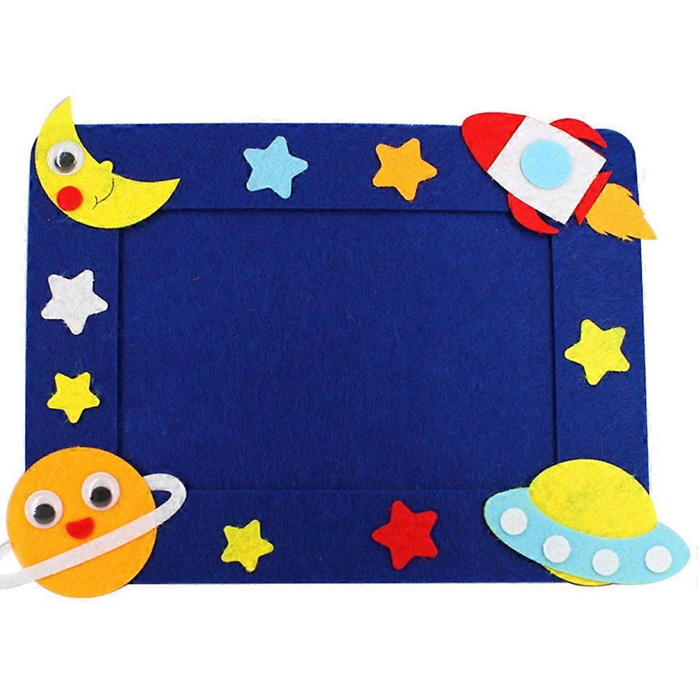 Crafts Material For Kids Picture Frame Album Creating Imagination Development Home Use 6 Set Sticker Adhesive Encouragement