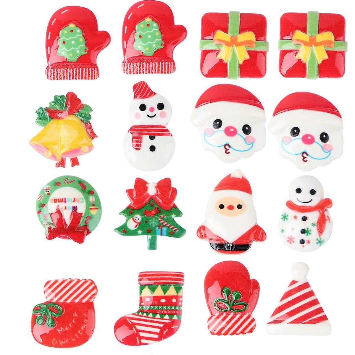 Holiday Mini Hats 16Pcs Decorative Accessories For Shoe And Hat Decorations During Christmas Events