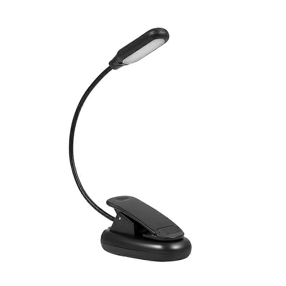 LED Book Light For Study And Night Reading In Dormitory Flexible Neck And Adjustable Brightness 1Pack