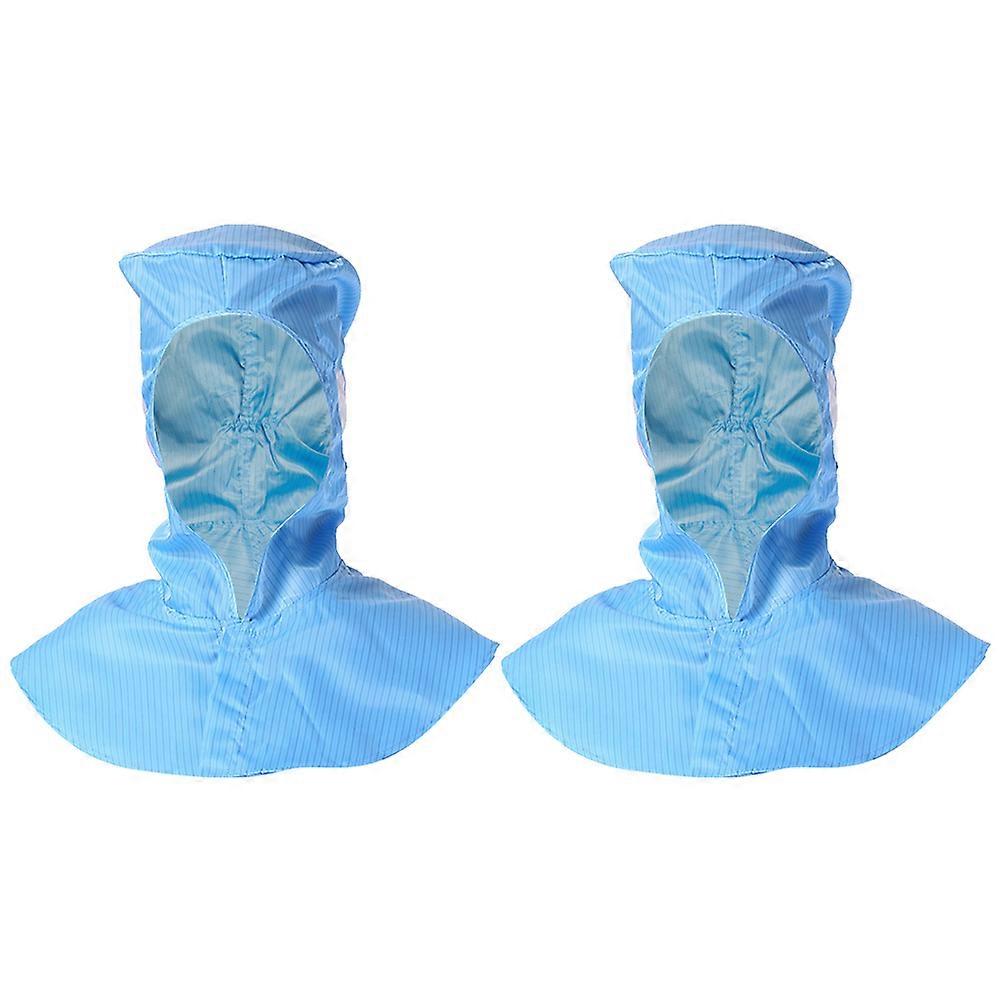 Anti-static Shawl Hat For Workers In Microelectronics And Semiconductor Fields Square Shape 2Pcs