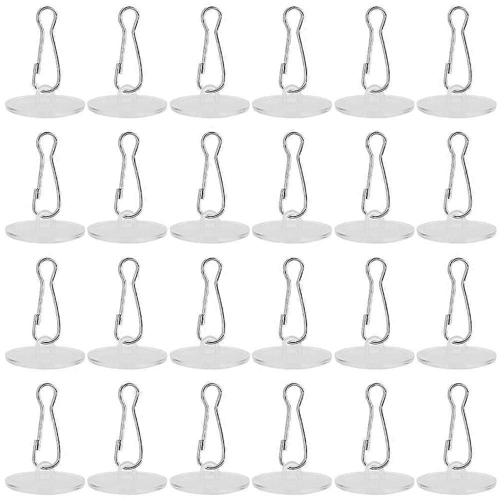 30 Sets Adhesive Ceiling Hook No Drill Ceiling Hook Wall Decoration Hanger