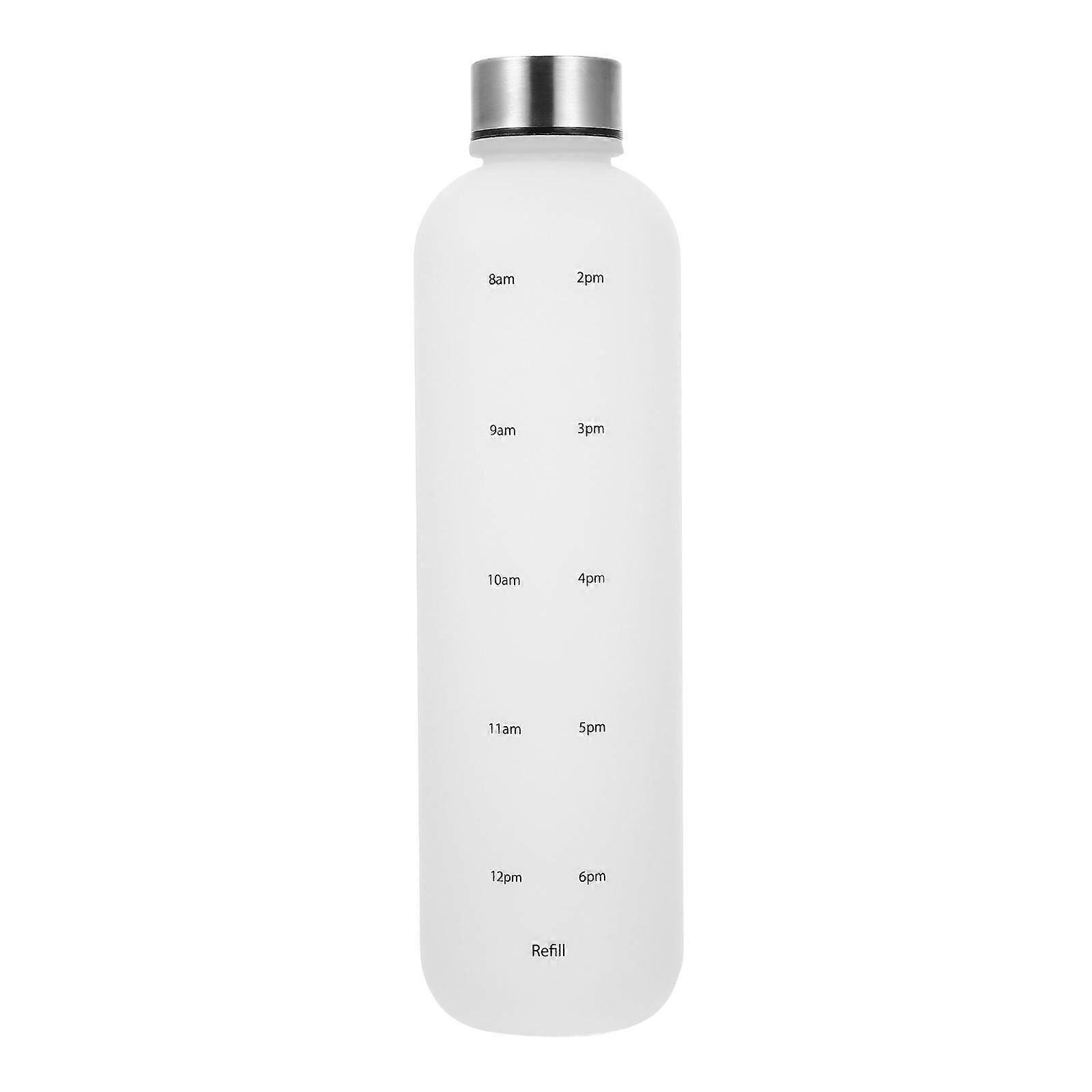 Outdoor Portable Water Bottle Travel Accessory For Daily Use Constructed From Easy To Wash Plastic With White Color 1Pack