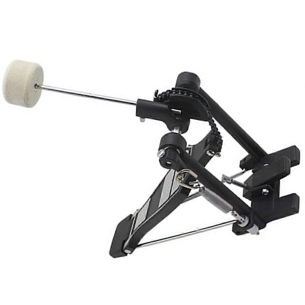 Bass Drum Pedal Drum Practice Instrument Accessory For Music Practice And Performance Black Zinc Aluminum Composite 1Pcs