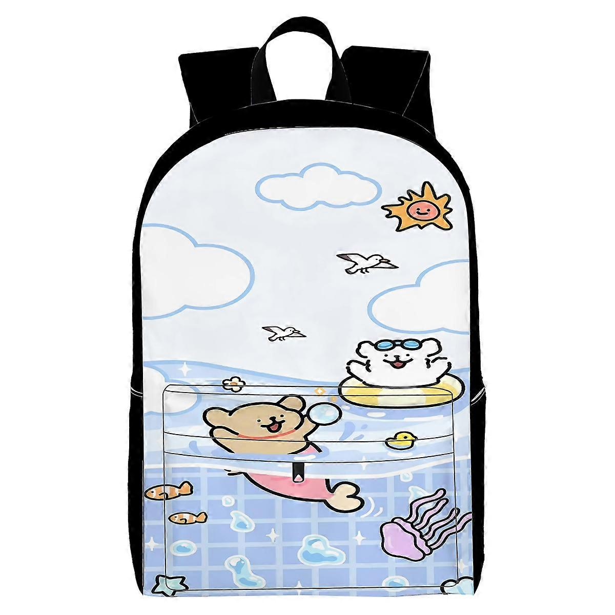 Backpack, with Multiple Organizational Compartments, Fits 15.6 Inch Notebook, for Travel, Teen, Business Work D3496