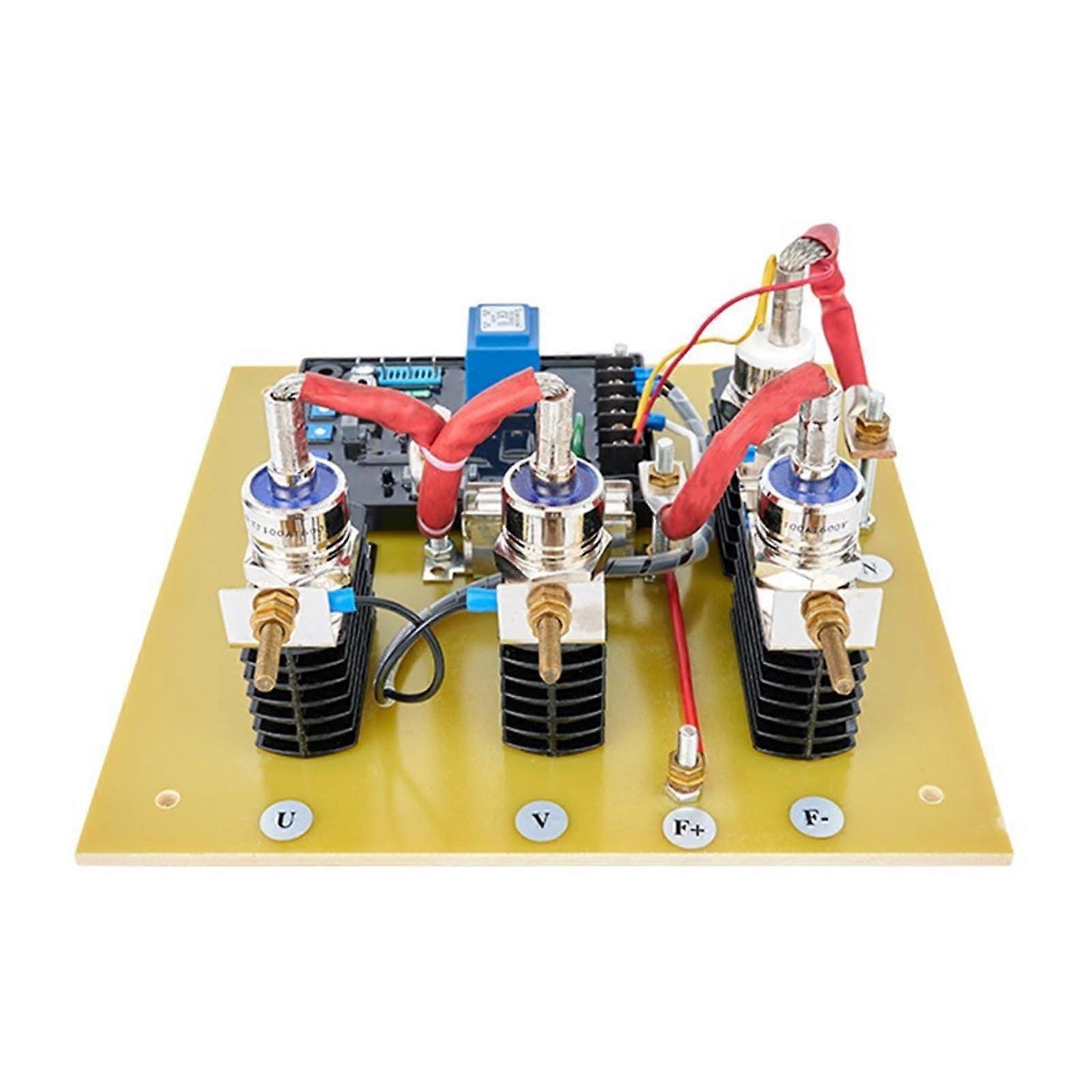 Voltage Regulator Controller SAVRH-75A AVR Automatic Voltage Stabilizer With Rectifier Brush Generator 380V Three-Phase