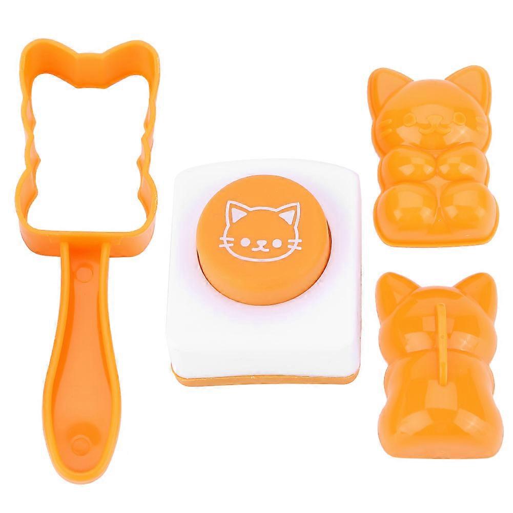 Plastic Rice Ball Maker Mold, Seaweed Cutter, Bento Maker Kit, DIY Kitchen Accessories