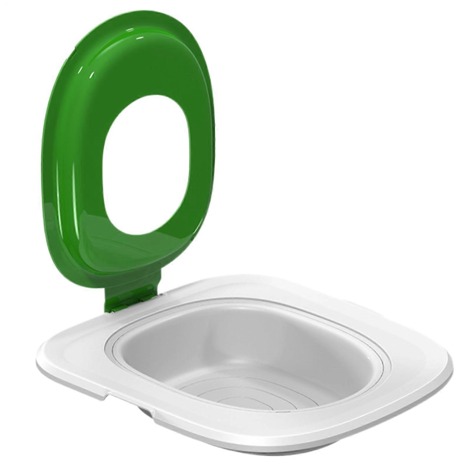 Training set for cat toilet – Cat Trainer, Sand Box Cat Portable Standard Toilet Caat Training set for cat potty green