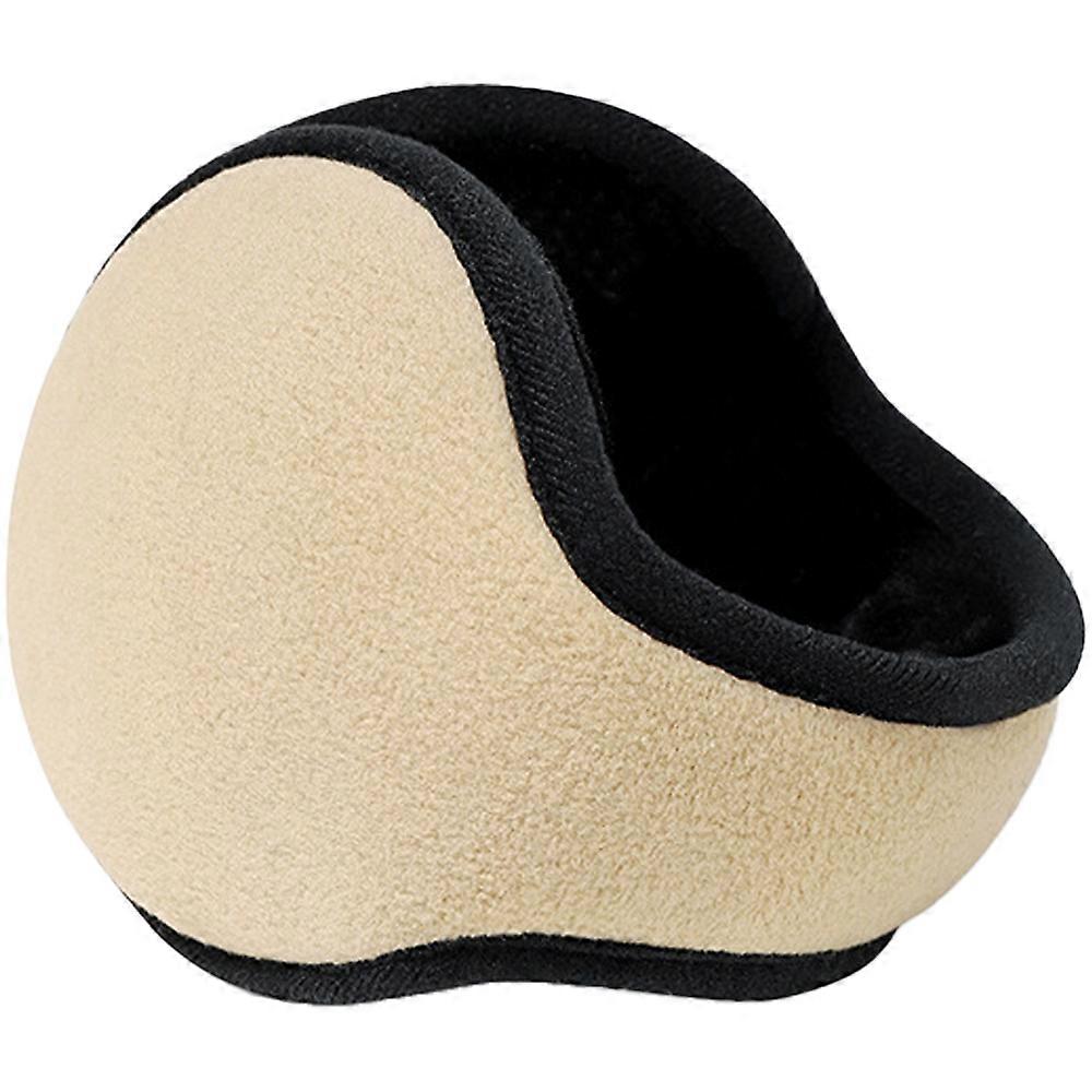 Warm winter back-mounted foldable earmuffs and simple style earmuffs