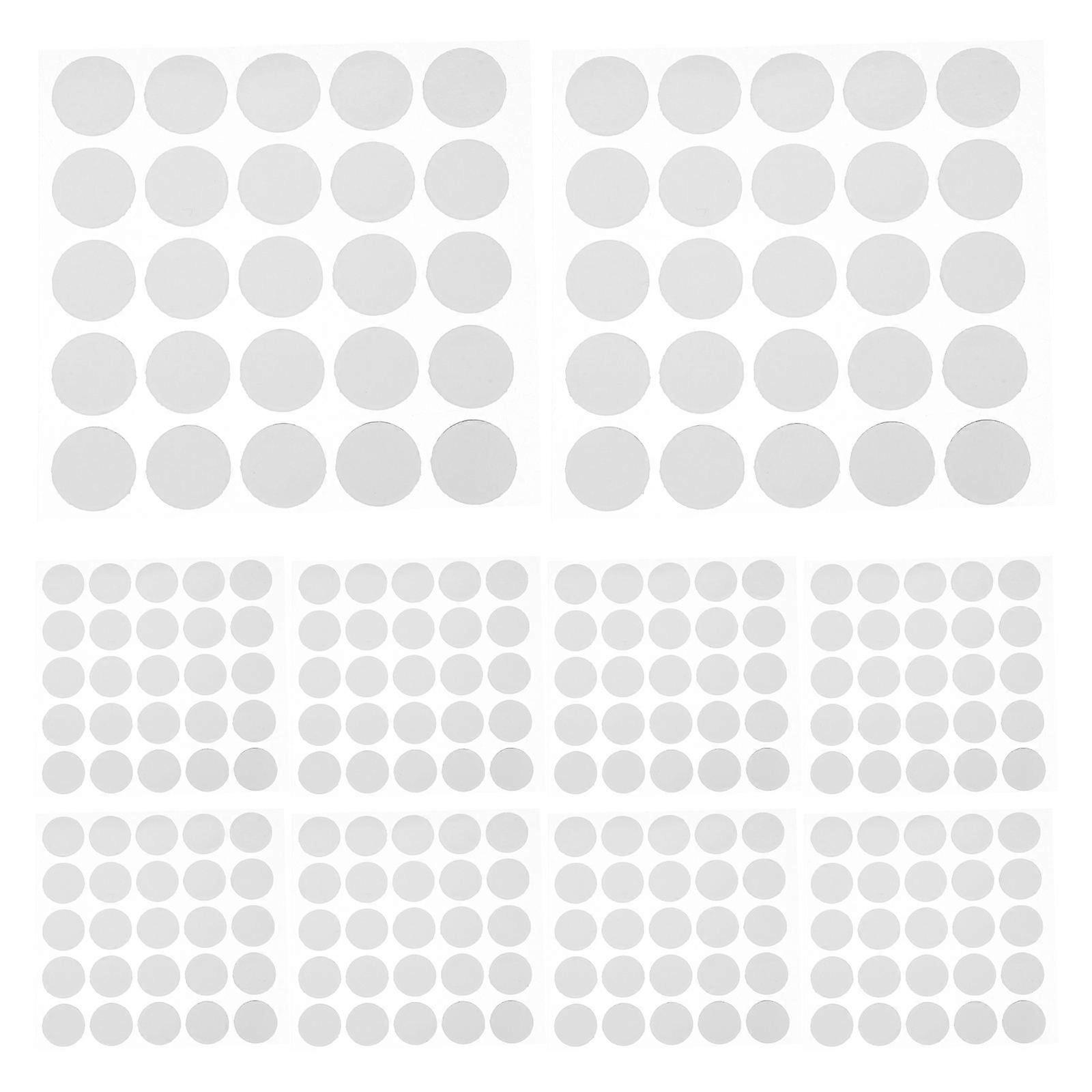 Transparent Self Adhesive Dots 500Pcs for Home Decor Office Use Crafting Projects and Temporary Fixes Made from Acrylic