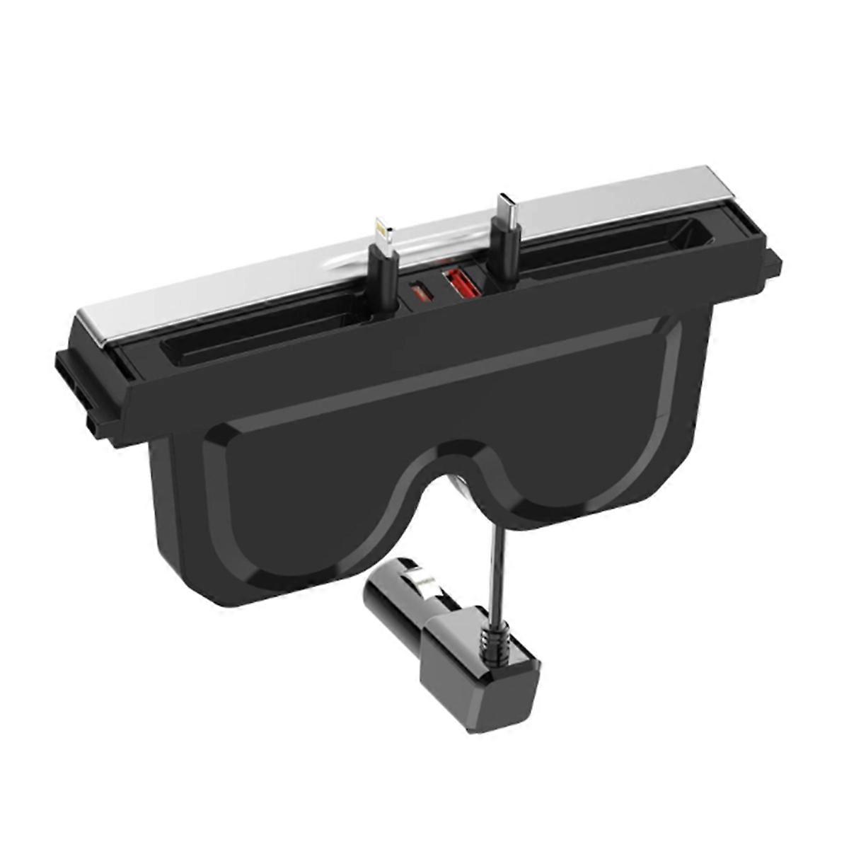 For Model Y/3 2025 Central Control Docking Station 65W Multifunction 1 to 4 Fast Charging TYPE-C