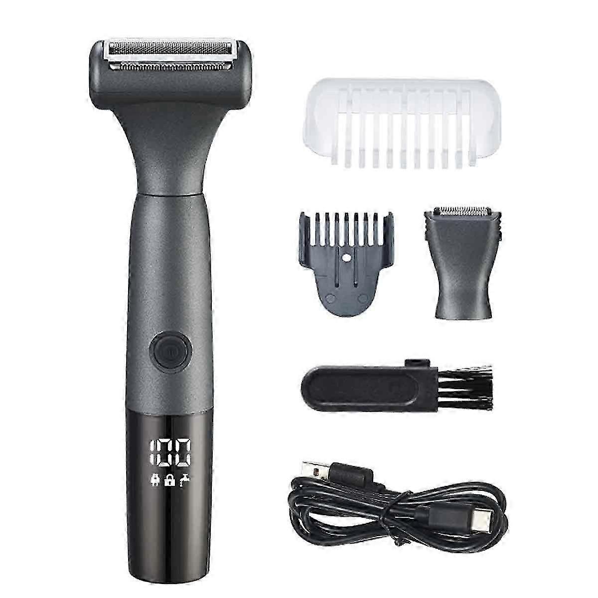 Tondeuse pour poils d’oreille et de nez, épilateur de sourcils 2 en 1, acier inoxydable